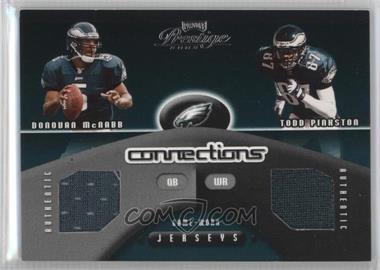 2002 Playoff Prestige - Connections #C-16 - Donovan McNabb, Todd Pinkston /500 [Noted]