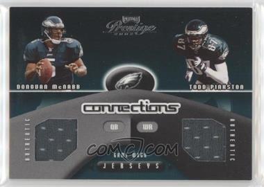 2002 Playoff Prestige - Connections #C-16 - Donovan McNabb, Todd Pinkston /500