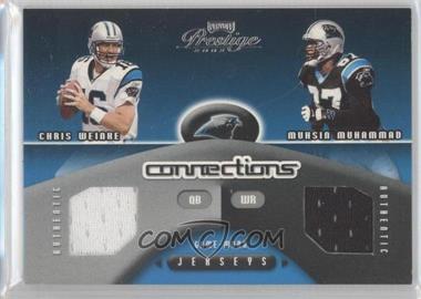 2002 Playoff Prestige - Connections #C-7 - Chris Weinke, Muhsin Muhammad /500