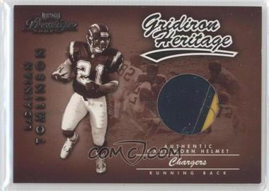 2002 Playoff Prestige - Gridiron Heritage #GH-19 - LaDainian Tomlinson /100