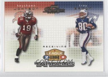 2002 Playoff Prestige - League Leader Tandems #LL16 - Troy Brown, Keyshawn Johnson