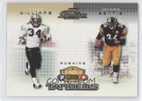 Ricky Williams, Jerome Bettis