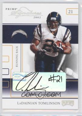 2002 Playoff Prime Signatures - [Base] - Authentic Signatures #44 - LaDainian Tomlinson /59