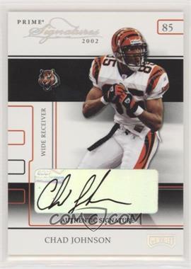 2002 Playoff Prime Signatures - [Base] - Authentic Signatures #52 - Chad Johnson /216 [EX to NM]