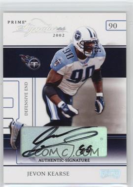 2002 Playoff Prime Signatures - [Base] - Authentic Signatures #6 - Jevon Kearse /6