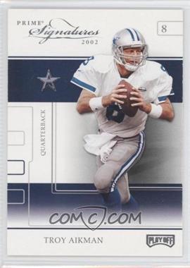 2002 Playoff Prime Signatures - [Base] - Samples Gold #59 - Troy Aikman