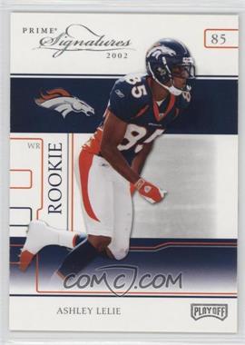 2002 Playoff Prime Signatures - [Base] - Samples Gold #86 - Ashley Lelie