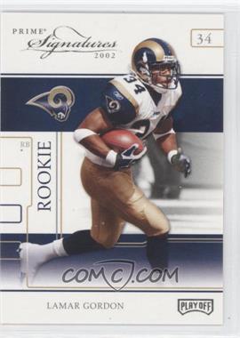 2002 Playoff Prime Signatures - [Base] #101 - Lamar Gordon /250