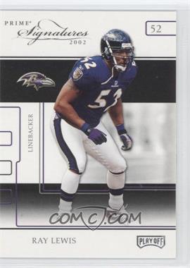 2002 Playoff Prime Signatures - [Base] #26 - Ray Lewis