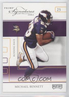 2002 Playoff Prime Signatures - [Base] #29 - Michael Bennett