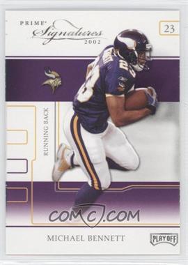 2002 Playoff Prime Signatures - [Base] #29 - Michael Bennett