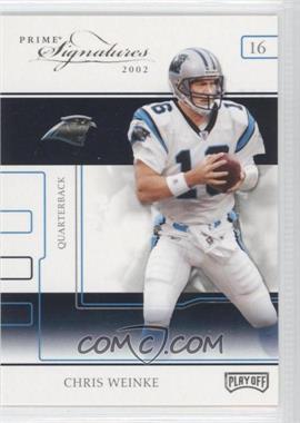 2002 Playoff Prime Signatures - [Base] #37 - Chris Weinke