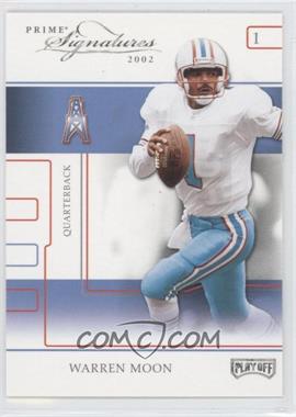 2002 Playoff Prime Signatures - [Base] #60 - Warren Moon