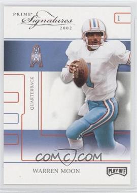 2002 Playoff Prime Signatures - [Base] #60 - Warren Moon