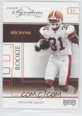 2002 Playoff Prime Signatures - [Base] #66 - William Green /250