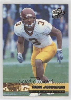 2002 Press Pass - [Base] - Gold Zone #G25 - Ron Johnson