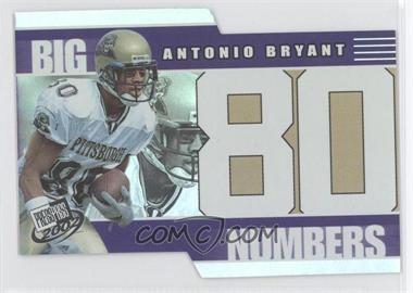 2002 Press Pass - Big Numbers #BN 16 - Antonio Bryant