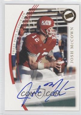 2002 Press Pass JE - Autographs #_JOMC - Josh McCown