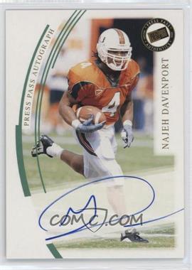 2002 Press Pass JE - Autographs #_NADA - Najeh Davenport