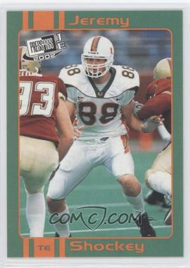 2002 Press Pass JE - Old School #OS 10 - Jeremy Shockey