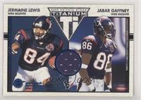 Jermaine Lewis, Jabar Gaffney [EX to NM] #/75