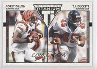 Corey Dillon, T.J. Duckett