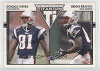 Donald Hayes, Deion Branch #/275