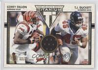 Corey Dillon, T.J. Duckett #/750