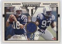 Peyton Manning, Dwight Freeney #/750