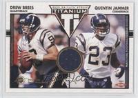 Drew Brees, Quentin Jammer #/500