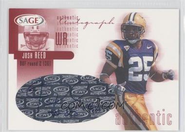 2002 SAGE - Autographs - Red #A34 - Josh Reed /720