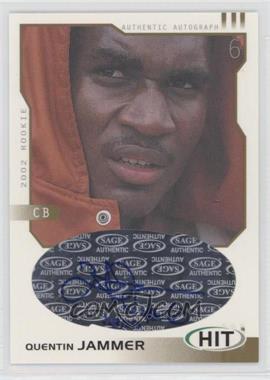 2002 SAGE Hit - Autographs - Gold #H5 - Quentin Jammer /250