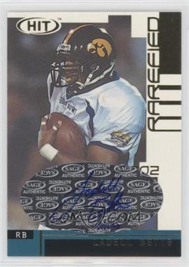 2002 SAGE Hit - Autographs - Rarified Gold #H45 - Ladell Betts /100