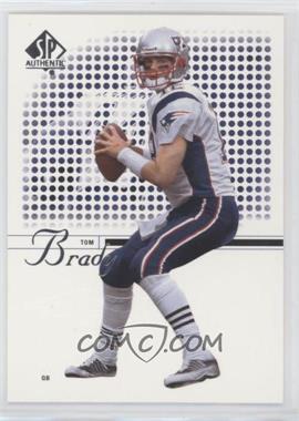 2002 SP Authentic - [Base] #1 - Tom Brady