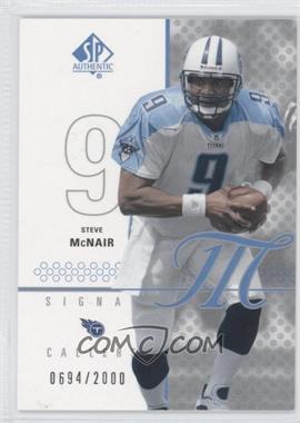 2002 SP Authentic - [Base] #103 - Signal Callers - Steve McNair /2000