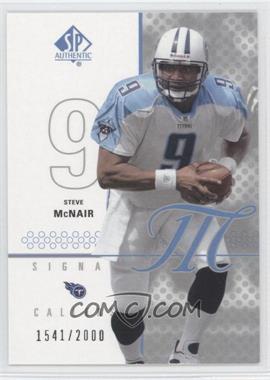 2002 SP Authentic - [Base] #103 - Signal Callers - Steve McNair /2000