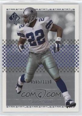 2002 SP Authentic - [Base] #135 - Star Status - Emmitt Smith /1150