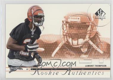 2002 SP Authentic - [Base] #174 - Rookie Authentics - Lamont Thompson /1150