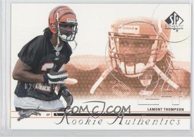 2002 SP Authentic - [Base] #174 - Rookie Authentics - Lamont Thompson /1150