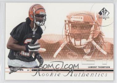 2002 SP Authentic - [Base] #174 - Rookie Authentics - Lamont Thompson /1150