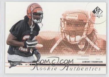 2002 SP Authentic - [Base] #174 - Rookie Authentics - Lamont Thompson /1150
