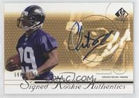 Signed Rookie Authentics - Chester Taylor #/1,150