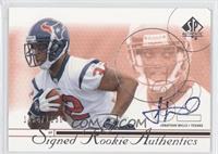 Signed Rookie Authentics - Jonathan Wells #/1,150