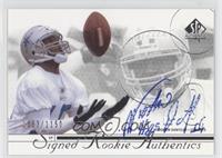 Signed Rookie Authentics - Woodrow Dantzler #/1,150