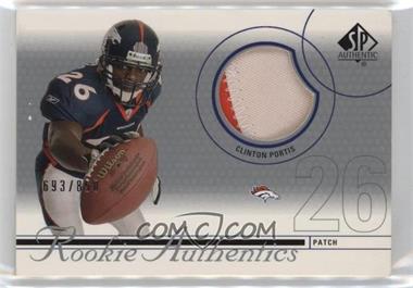 2002 SP Authentic - [Base] #218 - Rookie Authentics - Clinton Portis /850