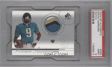 2002 SP Authentic - [Base] #220 - Rookie Authentics - David Garrard /850 [PSA 9 MINT]