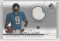 Rookie Authentics - David Garrard #/850