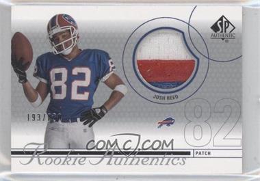 2002 SP Authentic - [Base] #225 - Rookie Authentics - Josh Reed /850