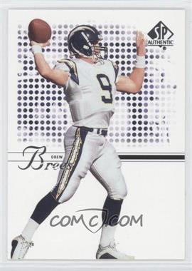 2002 SP Authentic - [Base] #78 - Drew Brees