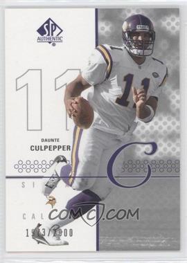 2002 SP Authentic - [Base] #99 - Signal Callers - Daunte Culpepper /2000